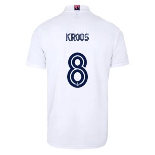 Maglia Real Madrid Home NO.8 Kroos 2020/21 Bianco