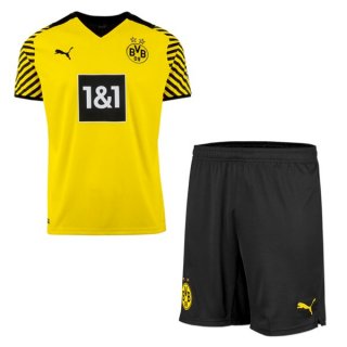 Maglia Borussia Dortmund Home Bambino 2021/22 Giallo