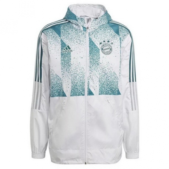 Giacca a Vento Bayern Munich 2021/22 Bianco