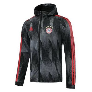 Giacca a Vento Bayern Munich 2021/22 Nero Rosso