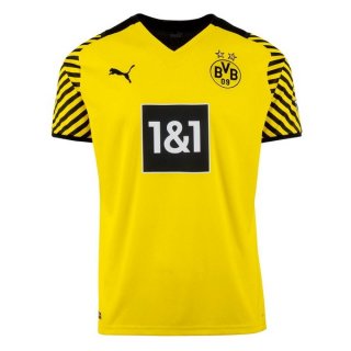 Maglia Borussia Dortmund Home 2021/22 Giallo