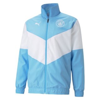 Giacca Manchester City 2021/22 Blu Bianco