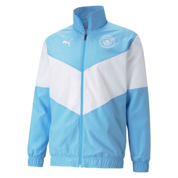 Giacca Manchester City 2021/22 Blu Bianco