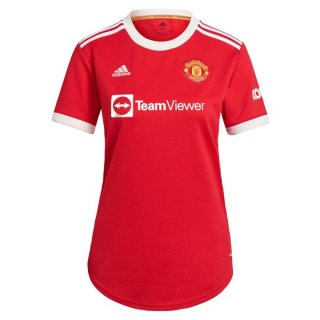 Maglia Manchester United Home Donna 2021/22 Rosso