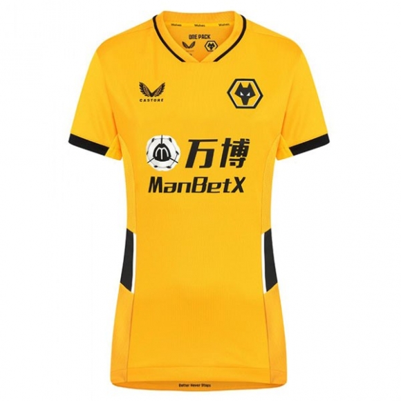 Maglia Wolves Home Donna 2021/22 Giallo