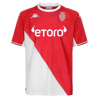 Maglia AS Monaco Home 2021/22 Rosso Bianco