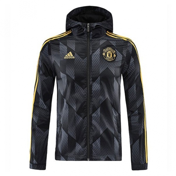 Giacca a vento Manchester United 2022/23 Grigio Nero