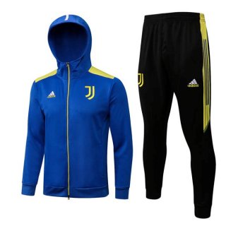 Felpa Cappuccio Set Completo Juventus 2022/23 Blu