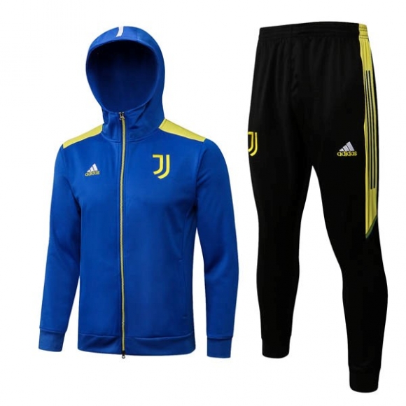 Felpa Cappuccio Set Completo Juventus 2022/23 Blu