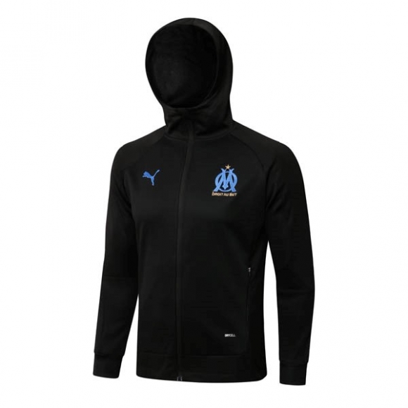 Felpa Cappuccio Marseille 2022/23 Nero