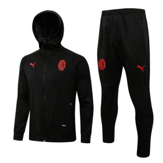 Felpa Cappuccio Set Completo AC Milan 2022/23 Nero