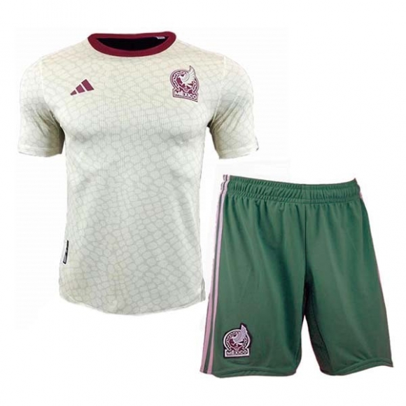 Maglia Messico Away Bambino 2022/23 Bianco