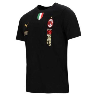Maglia AC Milan 19 Campion Italia 2022/23 Nero