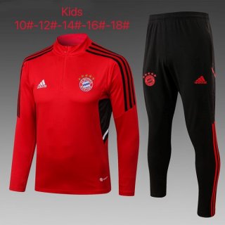 Bambino Felpa Bayern Munich 2023 Rosso Nero