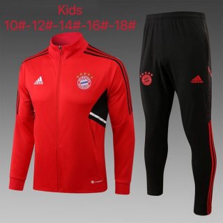 Bambino Giacca Bayern Munich 2023 Rosso Nero