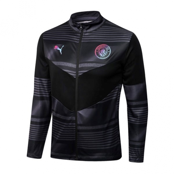 Giacca Manchester City 2023 Grigio Nero