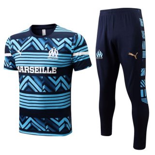 Maglia Marseille Set Completo 2022/23 Blu