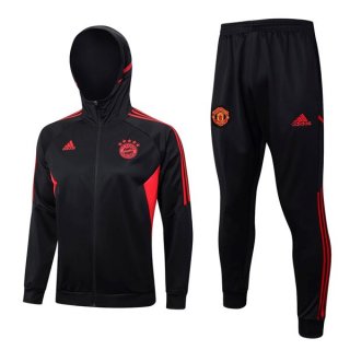Felpa Cappuccio Bayern Monaco 2023/24 Nero