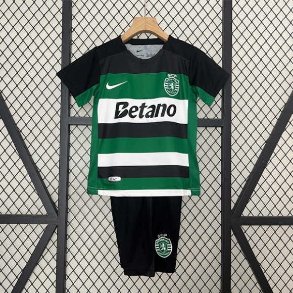 Maglia Sporting De Lisboa Home Bambino 2024/25