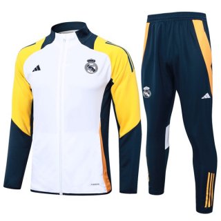 Giacca Real Madrid 2024/25 Bianco Giallo 3