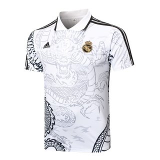 Polo Real Madrid 2024/25 Bianco Nero 2