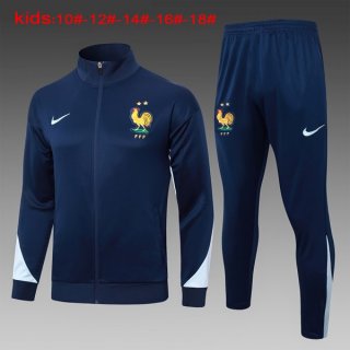 Bambino Giacca Francia 2024/25 Blu 3