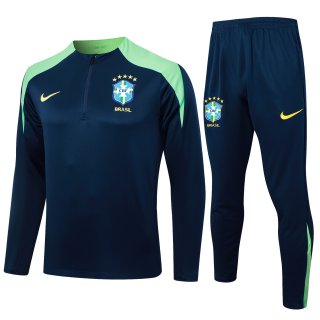 Felpa Allenamento Brasile 2024/25 Blu Verde 3