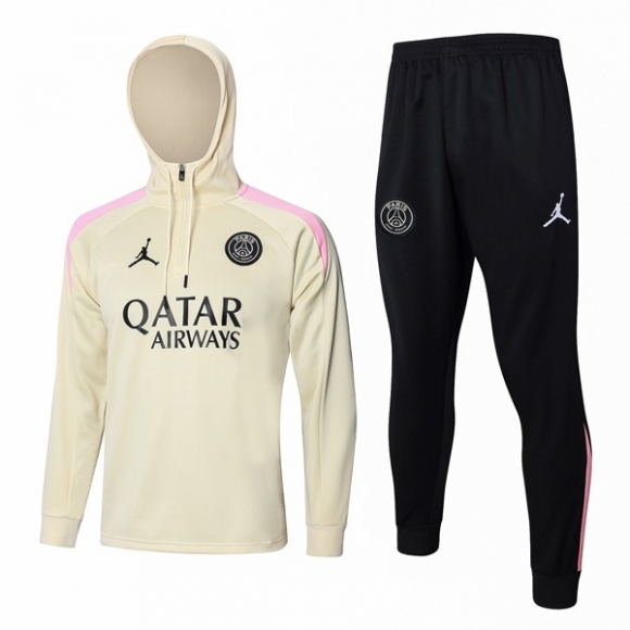 Felpa Cappuccio PSG 2024/25 Giallo Rosa 3