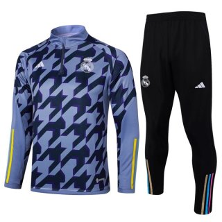 Felpa Allenamento Real Madrid 2024/25 Nero Grigio 3