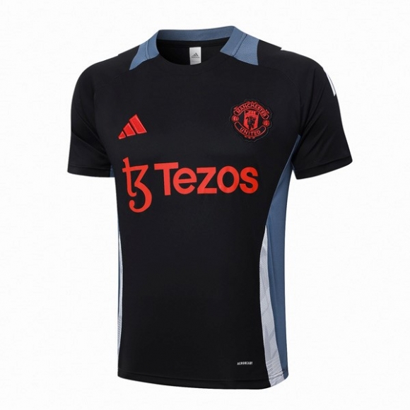 Maglia Formazione Manchester United 2024/25 Nero
