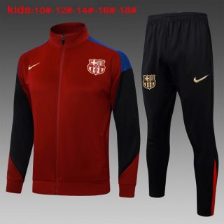 Bambino Giacca Barcellona 2024/25 Rosso Nero 3