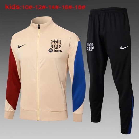 Bambino Giacca Barcellona 2024/25 Giallo Blu 3