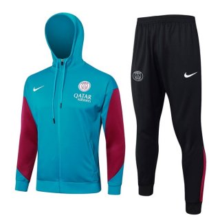 Felpa Cappuccio PSG 2024/25 Blu Rosso 3