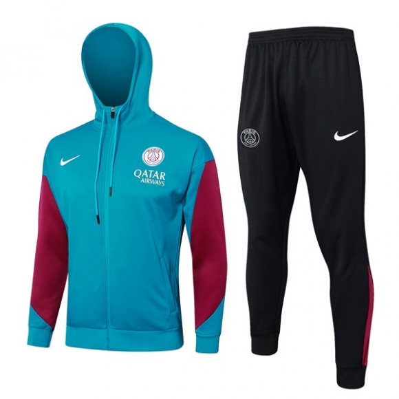 Felpa Cappuccio PSG 2024/25 Blu Rosso 3