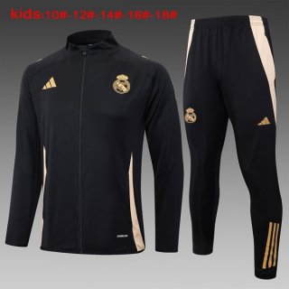 Bambino Giacca Real Madrid 2024/25 Nero 3