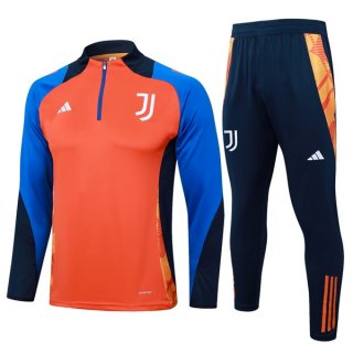 Felpa Allenamento Juventus 2024/25 Arancione Blu 3