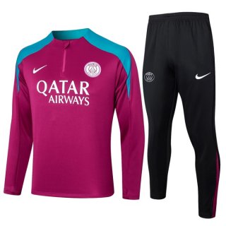 Felpa Allenamento PSG 2024/25 Porpora Rosso 3