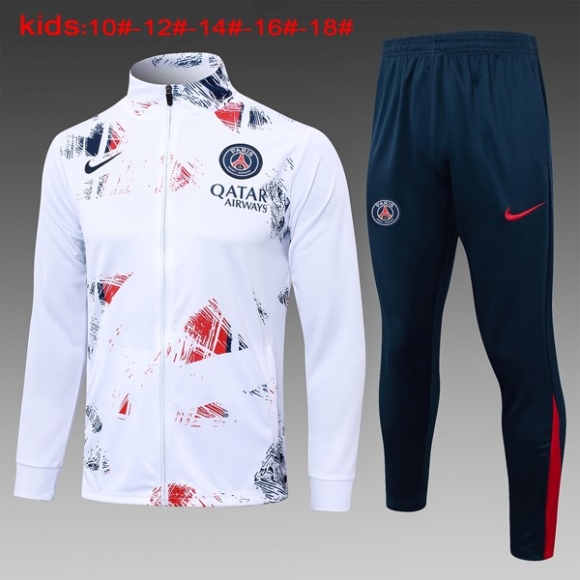 Bambino Giacca PSG 2024/25 Bianco Rosso 3