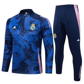 Felpa Allenamento Real Madrid 2024/25 Blu 3