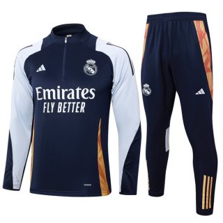 Felpa Allenamento Real Madrid 2024/25 Blu 5