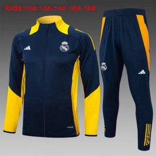 Bambino Giacca Real Madrid 2024/25 Blu Giallo 3