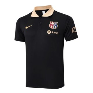 Polo Barcellona 2024/25 Nero Giallo 2