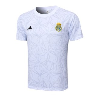 Maglia Formazione Real Madrid 2024/25 Bianco Grigio