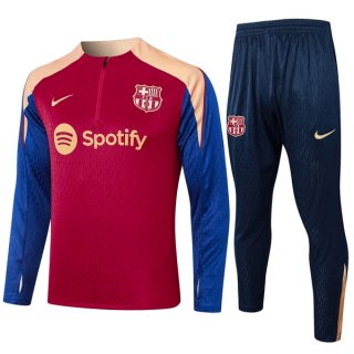 Felpa Allenamento Barcellona 2024/25 Rosso Giallo 3