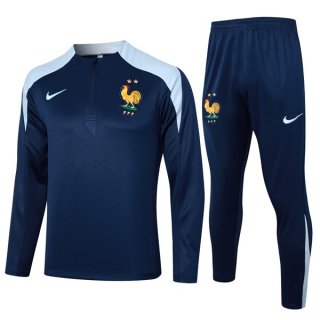 Felpa Allenamento Francia 2024/25 Blu 3