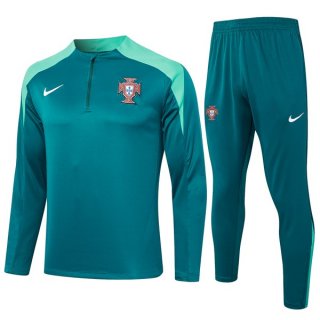 Felpa Allenamento Portogallo 2024/25 Verde 3