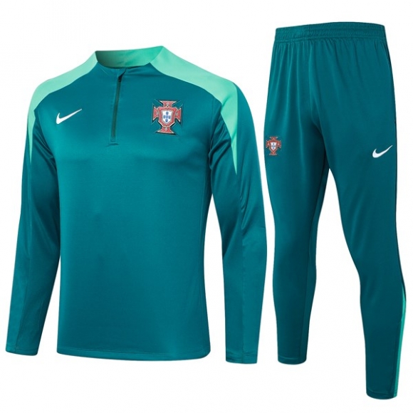 Felpa Allenamento Portogallo 2024/25 Verde 3