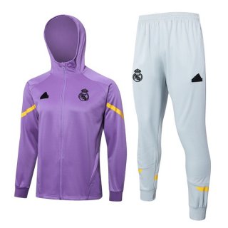 Felpa Cappuccio Real Madrid 2024/25 Porpora 3