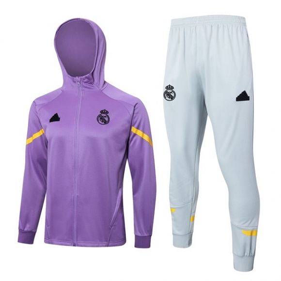 Felpa Cappuccio Real Madrid 2024/25 Porpora 3