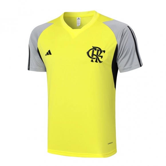 Maglia Formazione Flamengo 2024/25 Giallo Grigio